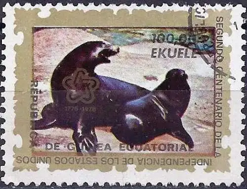 Äquatorial Guinea 1976 - Mi 857 - YT 77-F - Seeelefant