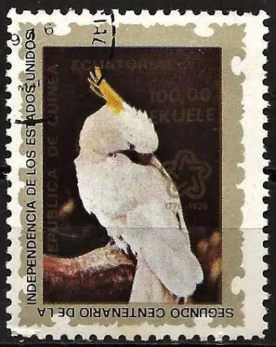 Äquatorial Guinea 1976 - Mi 849 - YT 81F - Vogel : Kakadu