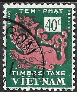 Vietnam (Reich) 1952 - P4 - YT T4 - Löwe - Portomarken - MH