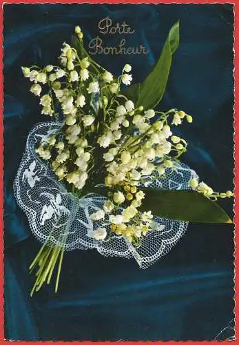 [Ansichtskarte] Blumen : Maiglöckchen / Fleurs : Muguet / Flowers : Lily of the valley. 