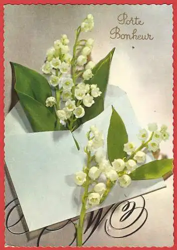 [Ansichtskarte] Blumen : Maiglöckchen / Fleurs : Muguet / Flowers : Lily of the valley. 