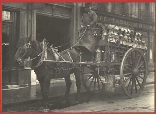 [Ansichtskarte] France : Laitier vers 1930 à Paris /
Frankreich : Milchmann um 1930 in Paris. 