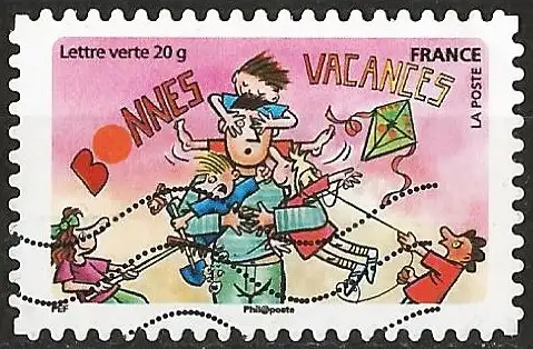 Frankreich 2015 - Mi 6168 - YT Ad 1146 - Schönen Urlaub