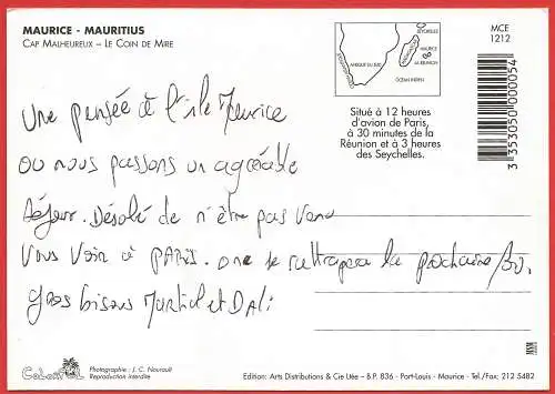 [Ansichtskarte] Mauritius ( Île Maurice ) Cap Malheureux - Le Coin de Mire. 
