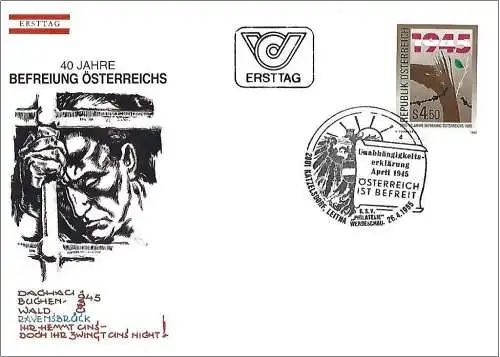 Österreich 1985 - Mi 1810 - YT 1639 - FDC