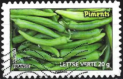 Frankreich 2012 - Mi 5404 - YT Ad 741 - Gemüse : Chilischoten
