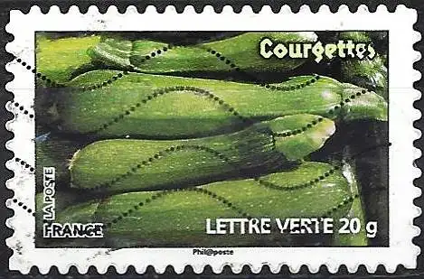 Frankreich 2012 - Mi 5407 - YT Ad 744 - Gemüse : Die Zucchini