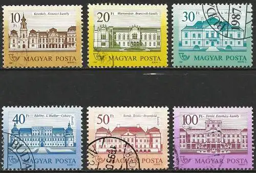Ungarn 1987 – Mi 3901... - YT 3110... - Schloss