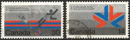 Canada 1978 - Mi 685/86 - YT 659/60 - Sportliche Spiele im Commonwealt