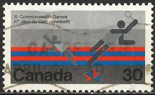 Canada 1978 - Mi 686 - YT 660 - Sportliche Spiele im Commonwealt : Badminton