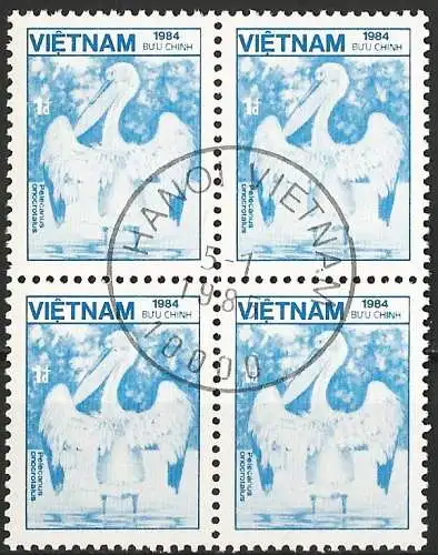 Vietnam 1984 - Mi 1535 - YT 560 - Vogel : Pelikan