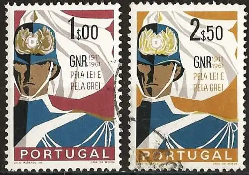 Portugal 1962 - Mi 912 & 914 - YT 891 & 893 - Republikanische Nationalgarde