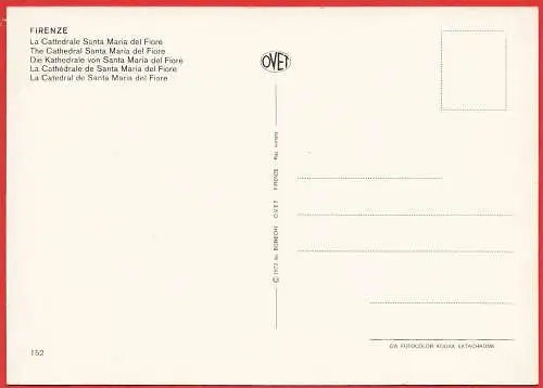 [Ansichtskarte] Italien - Florenz : Die Kathedrale von Santa Maria dei Fiore / Italie : Florence / Italy : Firenze. 