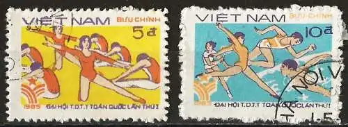 Vietnam 1985 - Mi 1606/07 - YT 589/90