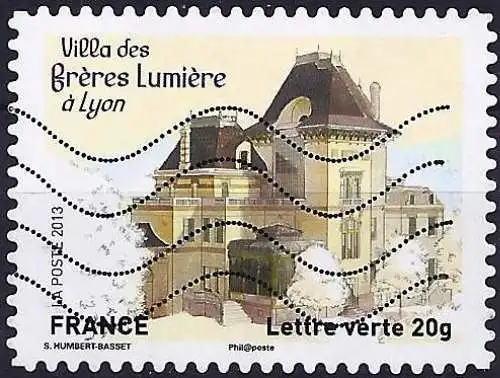 Frankreich 2013 – Mi 5649 - YT Ad 865 - Schloss von Frères Lumière