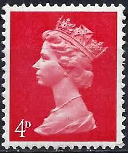 Großbritannien 1969 - Mi 496 - YT 476 - Königin Elisabeth II - MNH