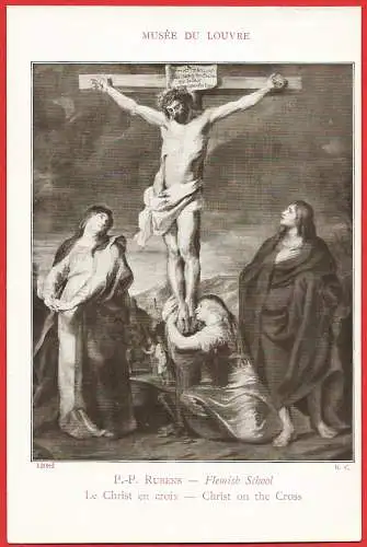 [Ansichtskarte] Gemälde von Paul Rubens : Christus am Kreuz - Louvre-Museum. 