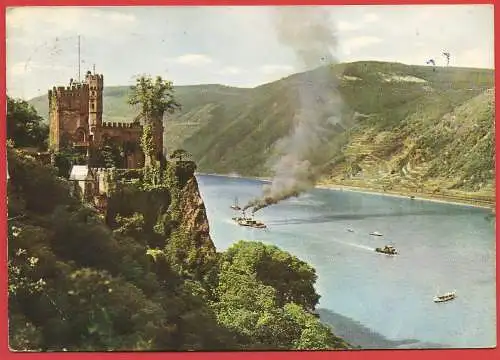 [Ansichtskarte] Deutschland - Trechtingshausen : Burg Rheinstein /
Allemagne : Château /
Germany : Castle. 