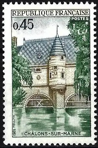 Frankreich 1969 - Mi 1673 - YT 1602 - Schloss von Chalons s/Marne -  MNH