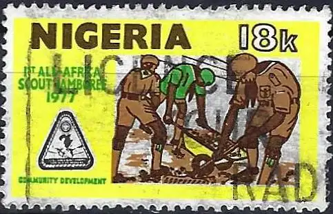 Nigeria 1977 - Mi 332 - YT 340 - Erstes All-Africa Scout Jamboree