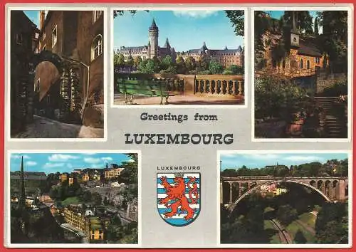 [Ansichtskarte] Luxemburg / Luxembourg. 