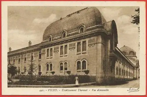 [Ansichtskarte] Frankreich - Allier ( 03 ) Vichy : Das Thermalbad. 