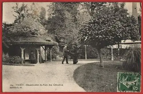 [Ansichtskarte] Frankreich - Allier ( 03 ) Vichy : Der Célestins-Park. 