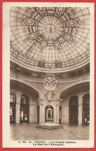 [Ansichtskarte] Frankreich - Allier ( 03 ) Vichy : Die Lobby des Casinos. 