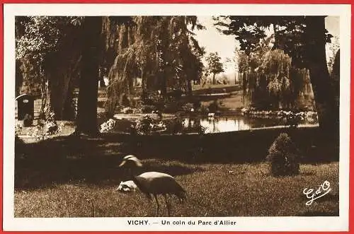 [Ansichtskarte] Frankreich - Allier ( 03 ) Vichy : Der Park. 