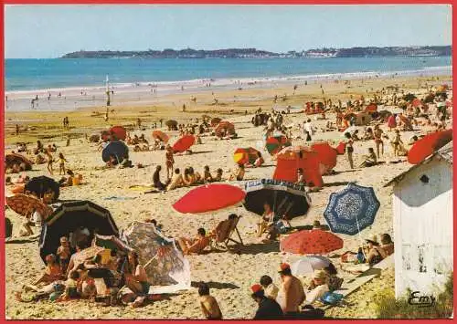 [Ansichtskarte] Manche ( 50 ) Jullouville : La plage /
Frankreich : Der Strand. 