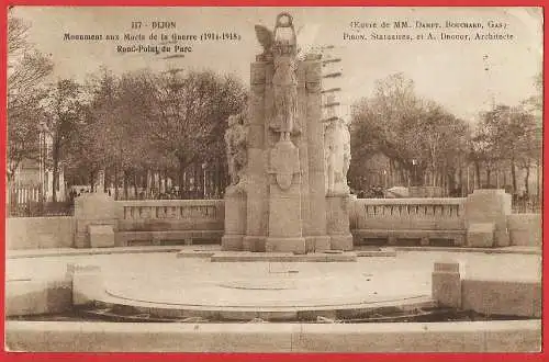 [Ansichtskarte] Frankreich - Côte d'Or ( 21 ) Dijon : Kriegerdenkmal /. 