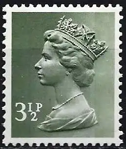 Großbritannien 1974 - Mi 567.14.1 - YT 611a - Königin Elisabeth II - MNG - Gezähnt (perforiert) " CB "