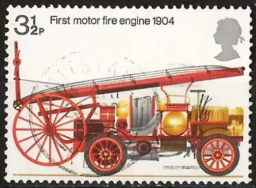 Großbritannien 1974 - Mi 646 - YT 721 - Feuerwehrauto
