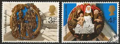 Großbritannien 1974 - Mi 663/64 - YT 742/43 - Weihnachten