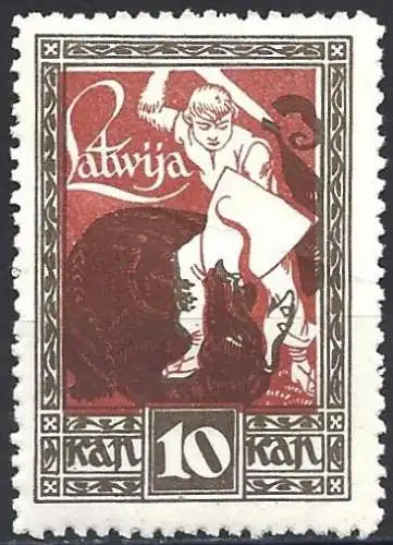 Letland 1919 - Mi 36 - YT 39 - MNH