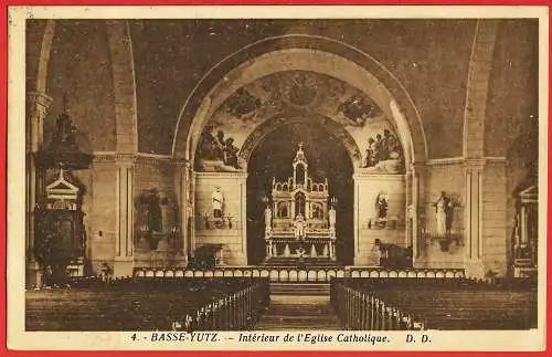 [Ansichtskarte] France - Moselle ( 57 ) Basse-Yutz : Intérieur de l'Eglise /
Frankreich. 