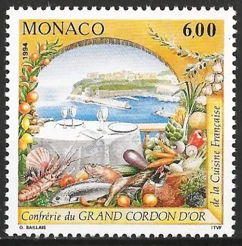 Monaco 1994 - Mi 2177 - YT 1934 - Der Französische Küche - MNH