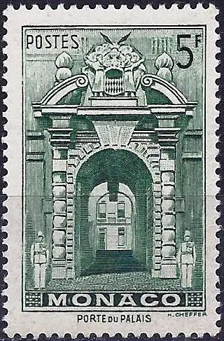 Monaco 1943 - Mi 240 - YT 260 - Schlosstor - MH*