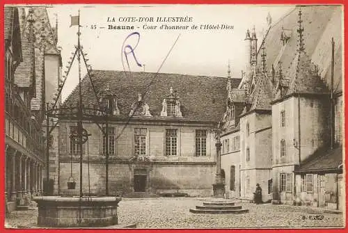[Ansichtskarte] France - Côte d'Or ( 21 ) Beaune : Cour d'Honneur des Hospices /
Frankreich. 