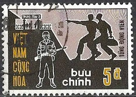 Vietnam-Süd 1969 - Mi 437 - YT 361 - Allgemeine Mobilisierung
