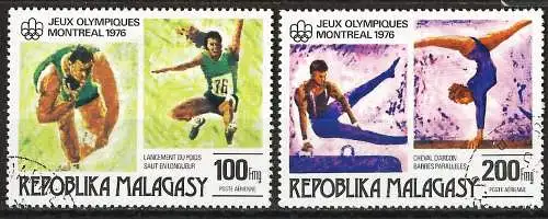 Madagaskar 1976 - Mi 778 - YT Pa 163 - Die Olympischen Spiele in Montreal - Flugpost