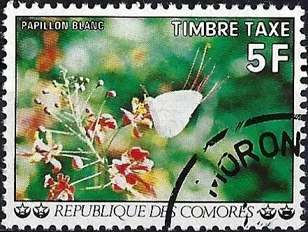 Komoren 1977 - Mi P8 - YT T8 - Blume - Portomarken