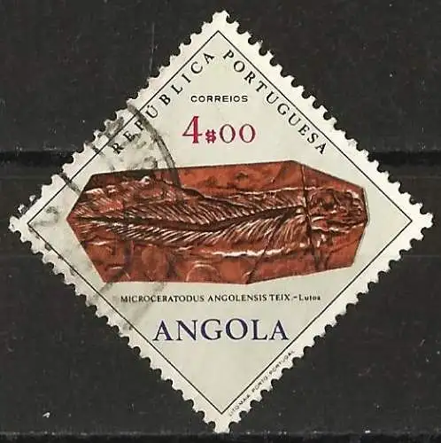Angola 1970 - Mi 570 - YT 567 - Fossile-Fisch