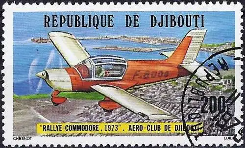 Djibouti 1978 - Mi 211 - YT Pa 118 - Flugzeug " Rallye Commodore - Flugpost