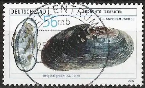 BDR 2002 - Mi 2266 - YT 2092 - Flussperlmuschel