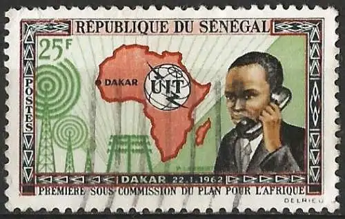 Senegal 1962 - Mi 253 - YT 213 - Internationalen Fernmeldeunion - I.T.U.  