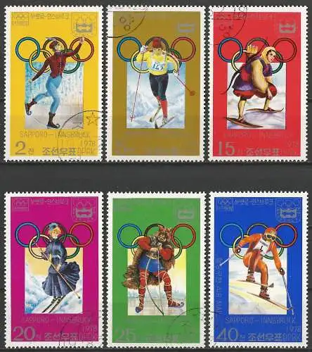Korea-Nord 1978 - Mi 1683... - YT 1441A... - Olympischen Winterspielen