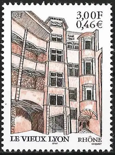 Frankreich 2001 - Mi 3530 - YT 3390 - Lyon - MNH