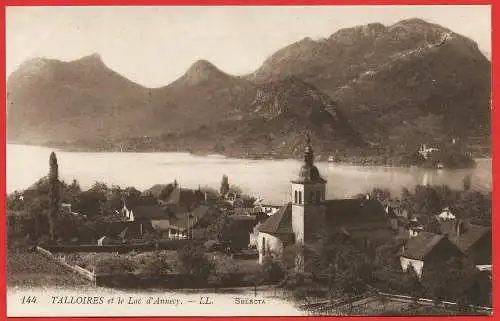 [Ansichtskarte] Haute-Savoie ( 74 ) Talloires et le lac d'Annecy / 
Frankreich. 