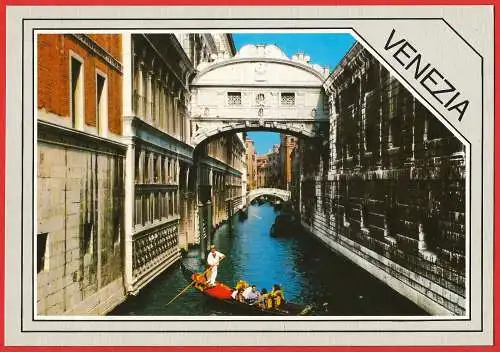 [Ansichtskarte] Italien - Venedig : Der Seufzerbrücke. 